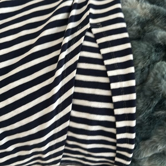 Loft Navy & White Cotton Dress - Picture 6 of 10